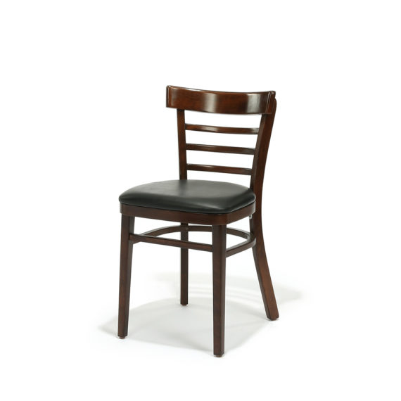 Abe Chair with Upholstered Seat
