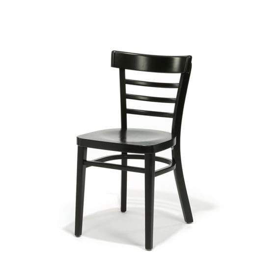 Abe Chair with Wood Seat