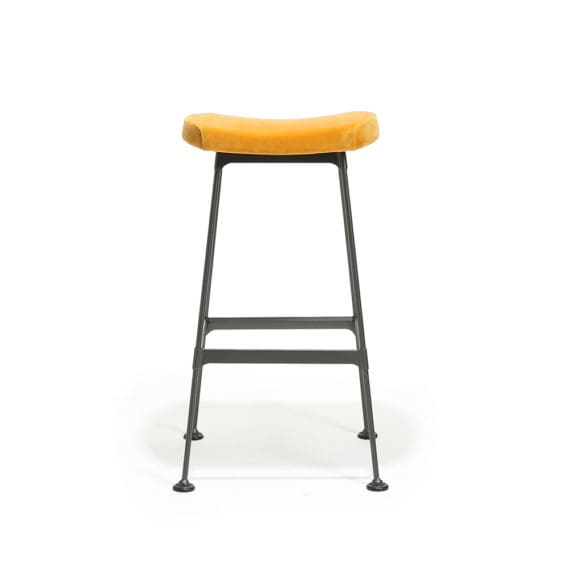 Allister Bar Stool with upholstered seat