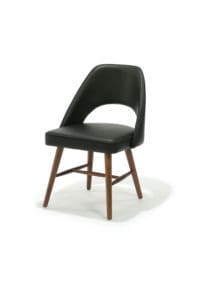 Barber Chair with Wood Base, commercial restaurant chair
