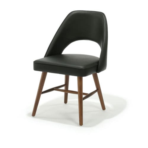 Barber Chair with Wood Base, commercial restaurant chair