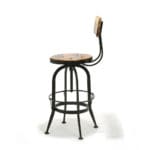 Harrison Bar Stool with Seat Back Side