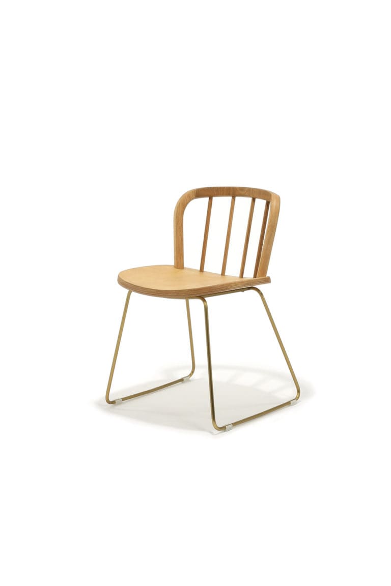Mezzo Chair with Wood Seat