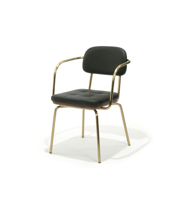 Smith Stacking Upholstered Arm Chair, commercial restaurant chair