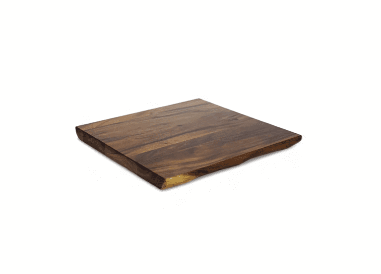Walnut (South American) Planked Top with Live Edge Detail (Indoor Only)