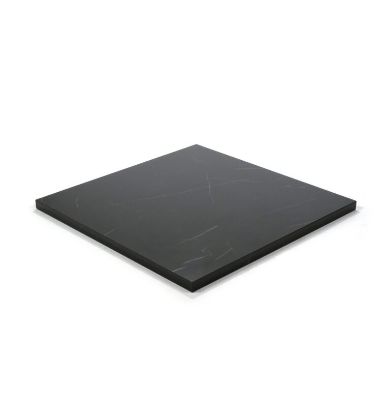 Sintered Stone Table Top in Marquina Black (Indoor/Outdoor)