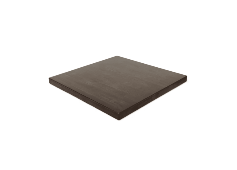 White Oak Butcher Block Table Top in Dark Walnut Stain (Indoor Only)