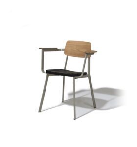 Sprint Arm Chair with upholstered seat