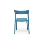Tandem Chair in Teal, back view – poly-molded outdoor chair