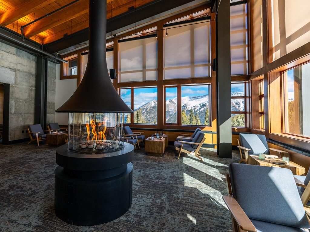 Designform Lark Lounge Chairs at Aerie Lodge, Copper Mountain, CO