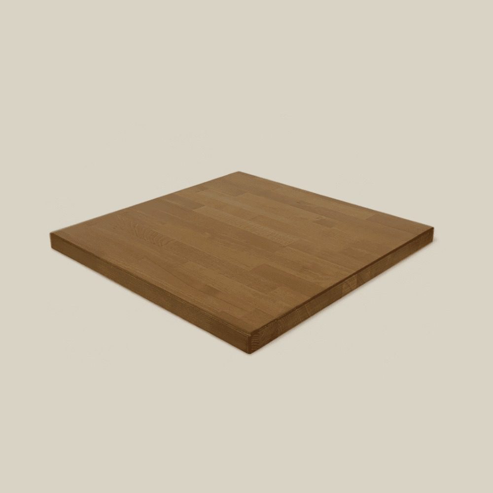 Beech Butcher Block Top in Rustic Oak – Designform Alpine Lodge Collection