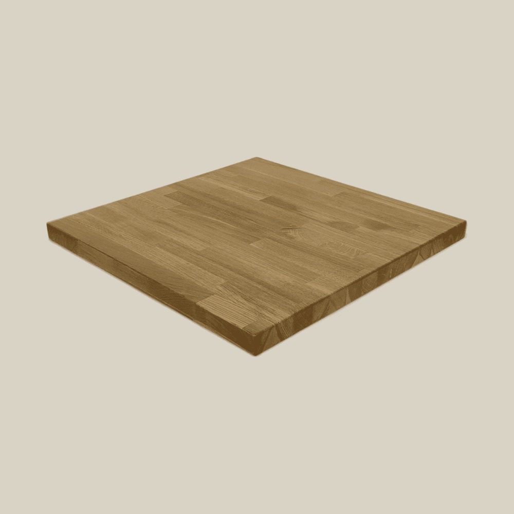 White Oak Butcher Block Top in Natural Stain – Designform Alpine Lodge Collection