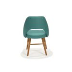 Barber Chair with Wood Base by Designform Furnishings, back view