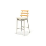 Chord Bar Stool by Designform Furnishings, three-quarter front view