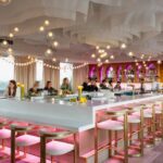 Communion bar in San Diego with Designform Manhattan bar stools