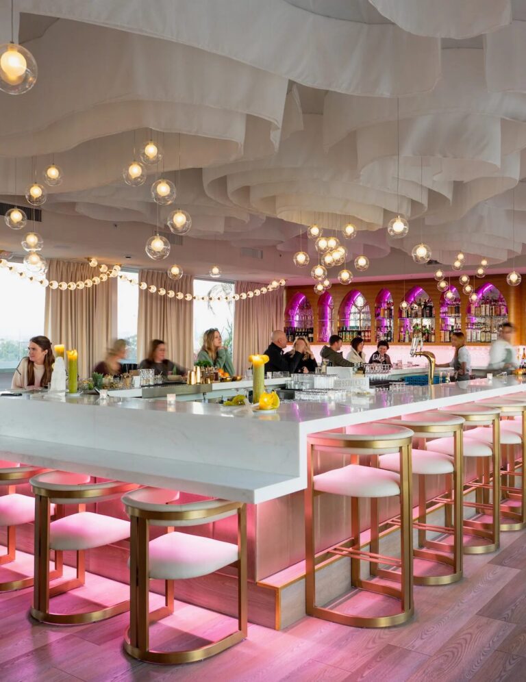 Communion bar in San Diego with Designform Manhattan bar stools