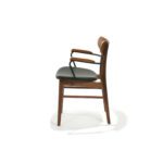 Edgar Arm Chair with Upholstered Seat by Designform Furnishings, side view