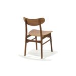 Edgar Side Chair by Designform Furnishings, three-quarter back view