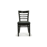 Elaine Chair with Wood Seat by Designform Furnishings, three-quarter front view