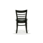 Elaine Chair with Wood Seat by Designform Furnishings, three-quarter back view