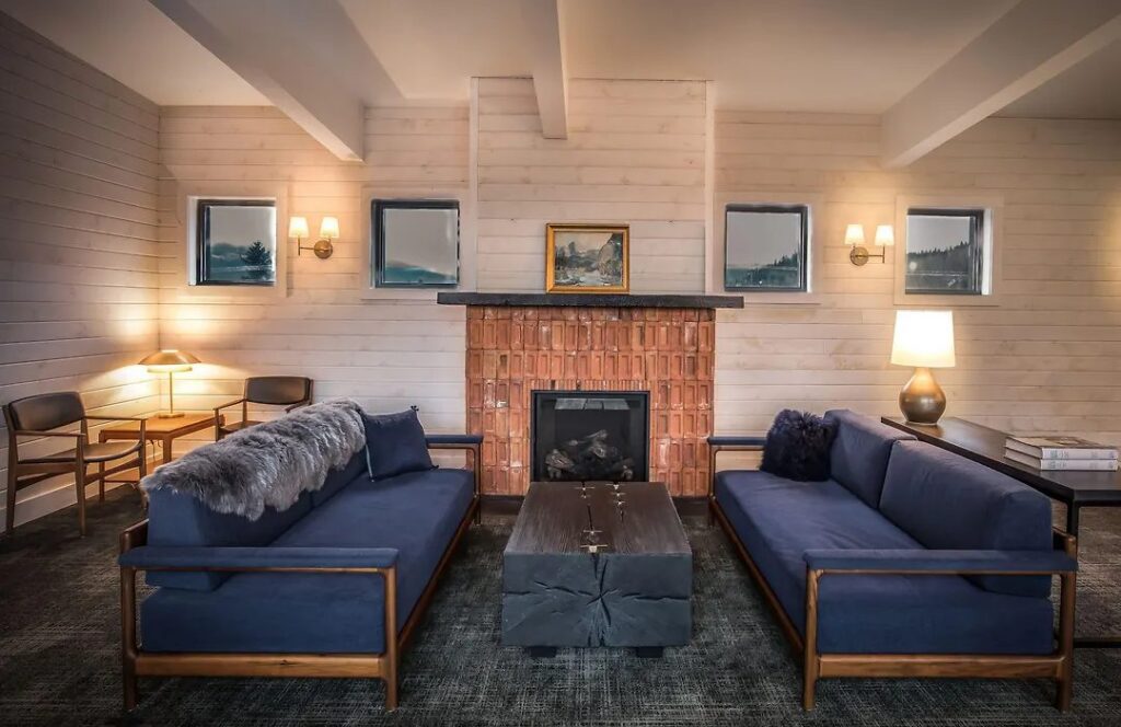 Designform Lloyd Sofas at Eleven Revelstoke Lodge, Revelstoke, BC