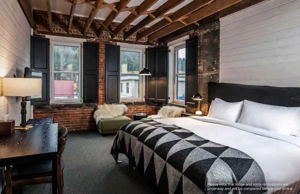 Designform Mod Sofa and Arbor Chair at Eleven Revelstoke Lodge, Revelstoke, BC
