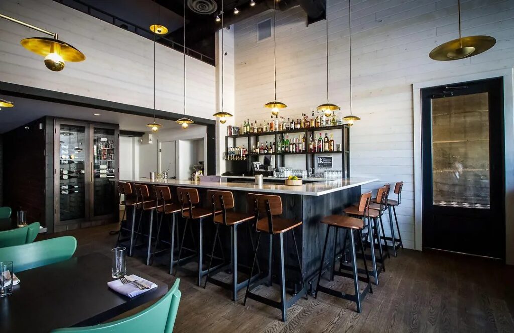 Designform Yardbird Bar Stools at Eleven Revelstoke Lodge, Revelstoke, BC
