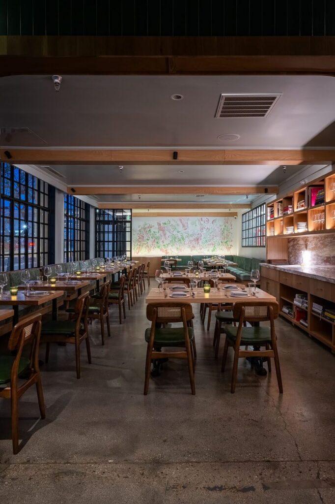 First Born restaurant in Los Angeles with Designform chairs