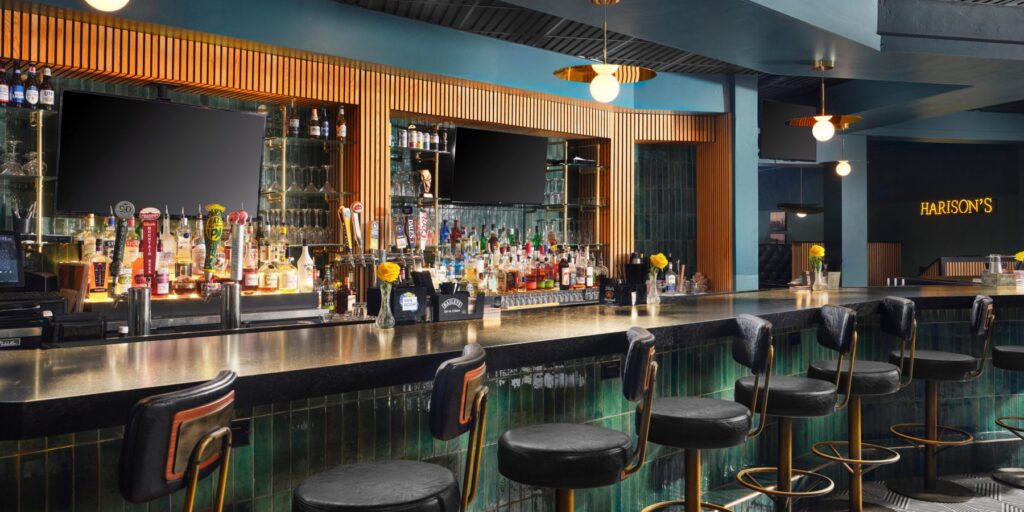 Designform Alessa Bar Stools at Harison's, Steamboat Springs, CO