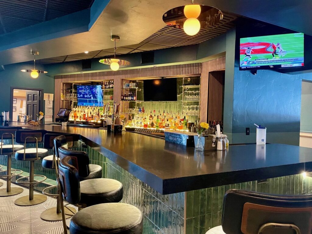 Designform Alessa Bar Stools at Harison's, Steamboat Springs, CO