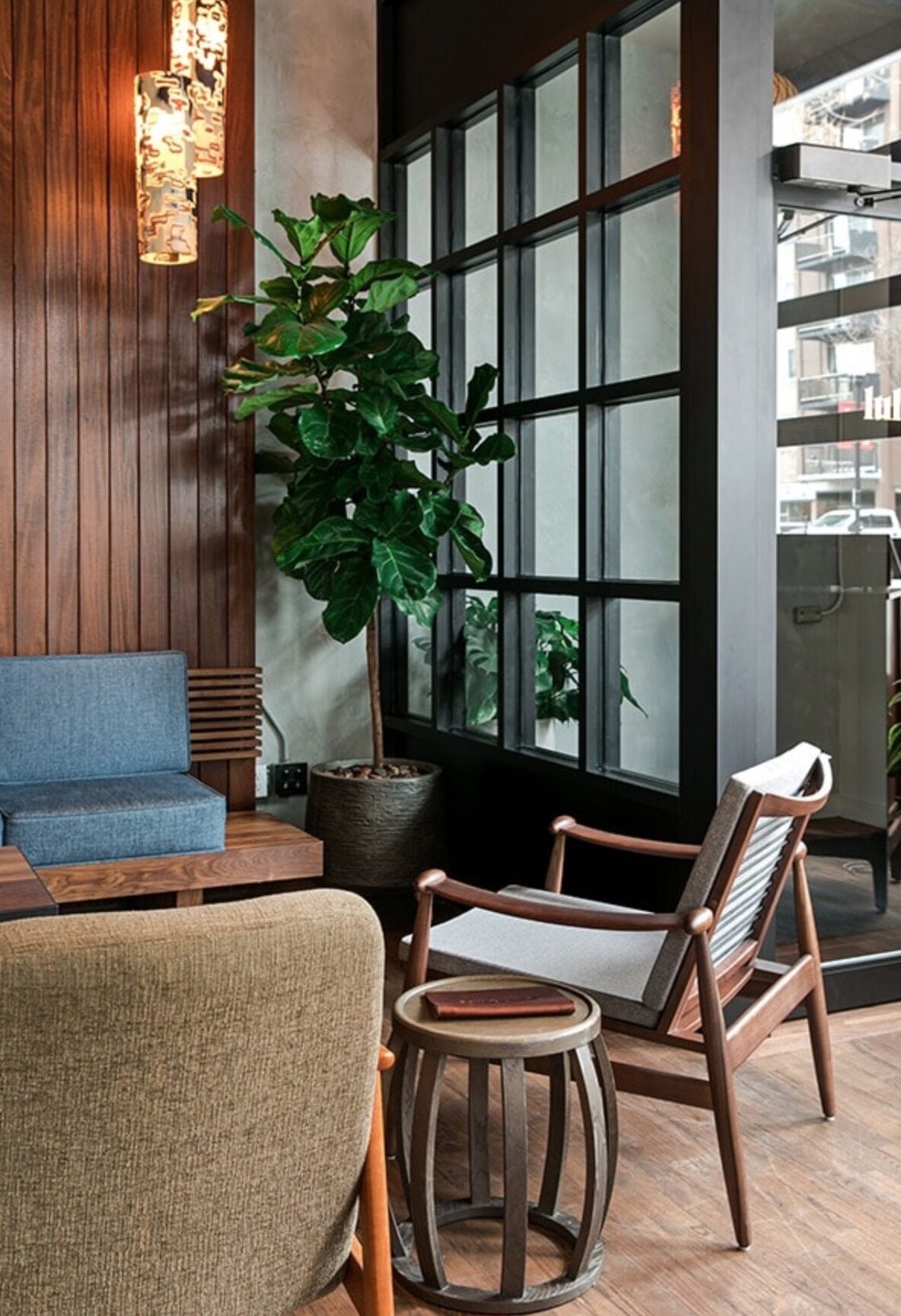 Lulu Bar in Toronto with Designform Marin lounge chair