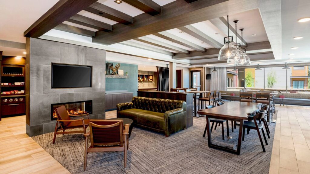 Designform Marin Lounge Chairs at SpringHill Suites Truckee, CA